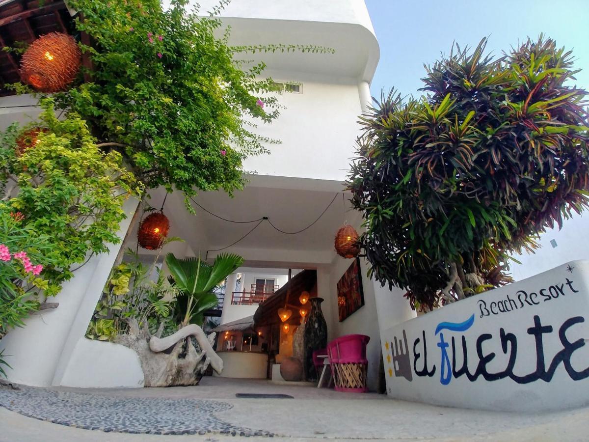 El Fuerte Beach Apartments Mahahual Εξωτερικό φωτογραφία