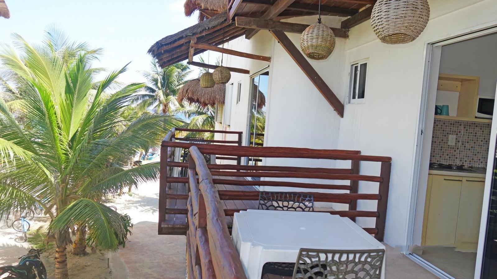 El Fuerte Beach Apartments Mahahual Εξωτερικό φωτογραφία