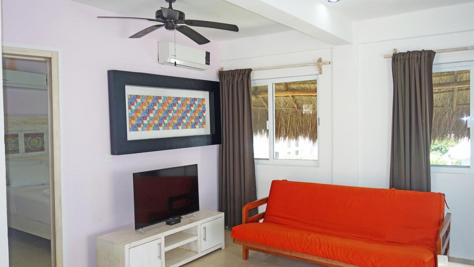 El Fuerte Beach Apartments Mahahual Δωμάτιο φωτογραφία